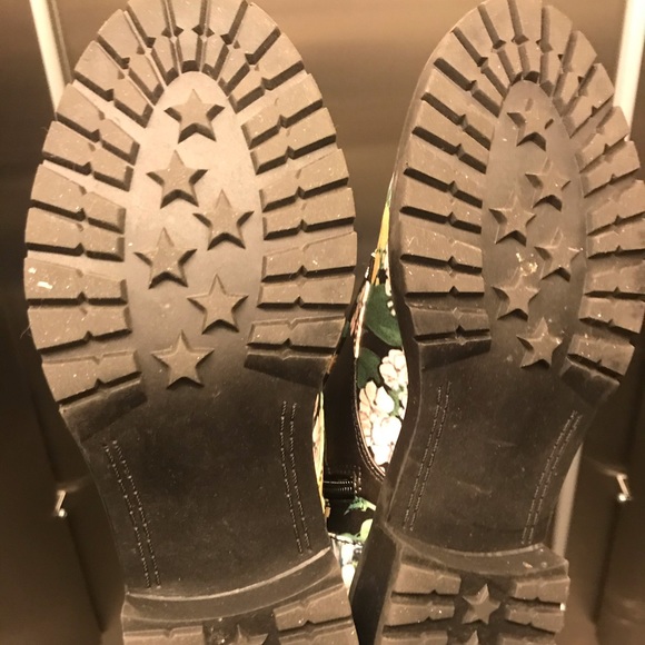 Steve Madden floral officer combat booties - Picture 5 of 5